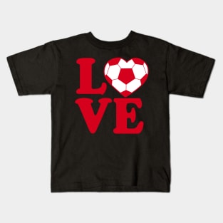 I Love Soccer Kids T-Shirt